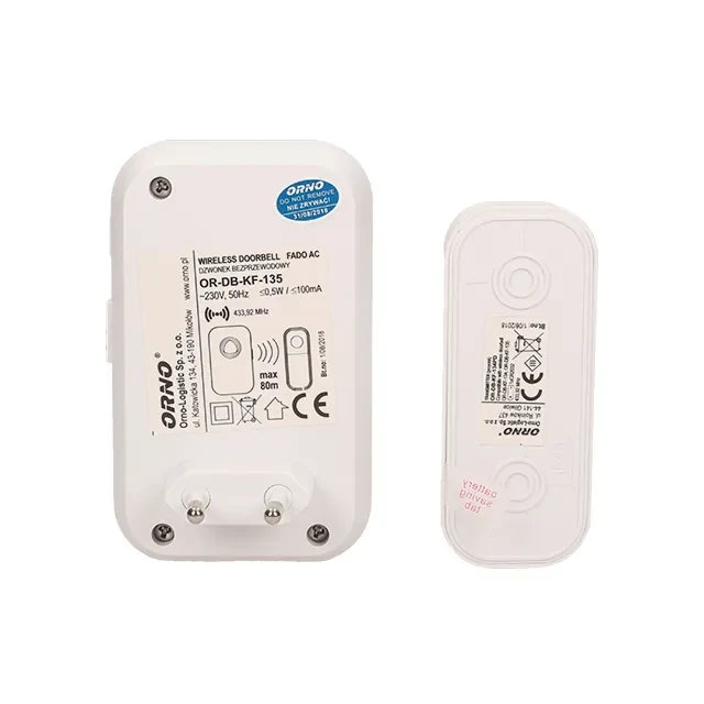 Sonerie fără fir orno fado 230 v ip44 3