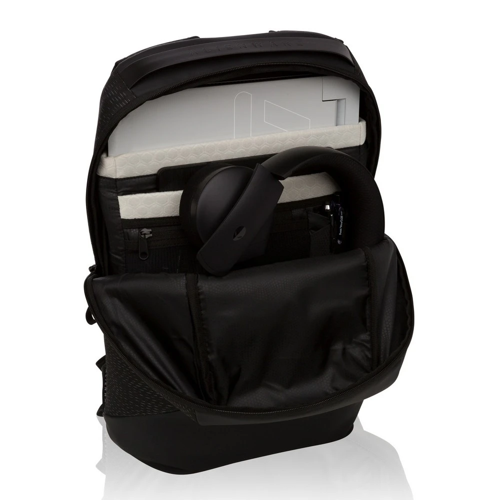 Rucsac pentru laptop dell aw323p, 17", nailon, negru 6