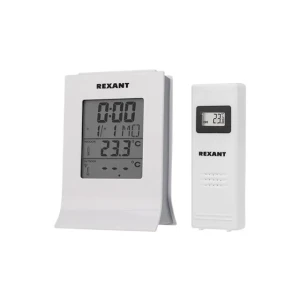 Метеостанция с беспроводным выносным датчиком от -40 до +70 °с rexant