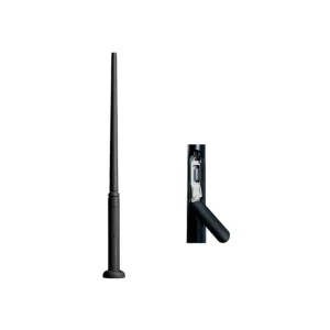 Stâlp pentru felinar cu ușă ektor 2500 x 265/60 mm oțel/polimer fumagalli