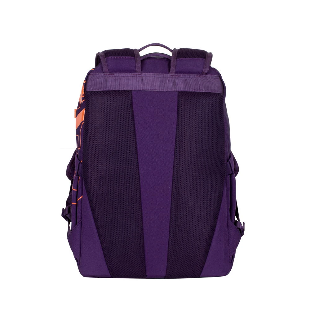Повседневный рюкзак rivacase heide, 15.6", полиэстер, фиолетовый/оранжевый 26