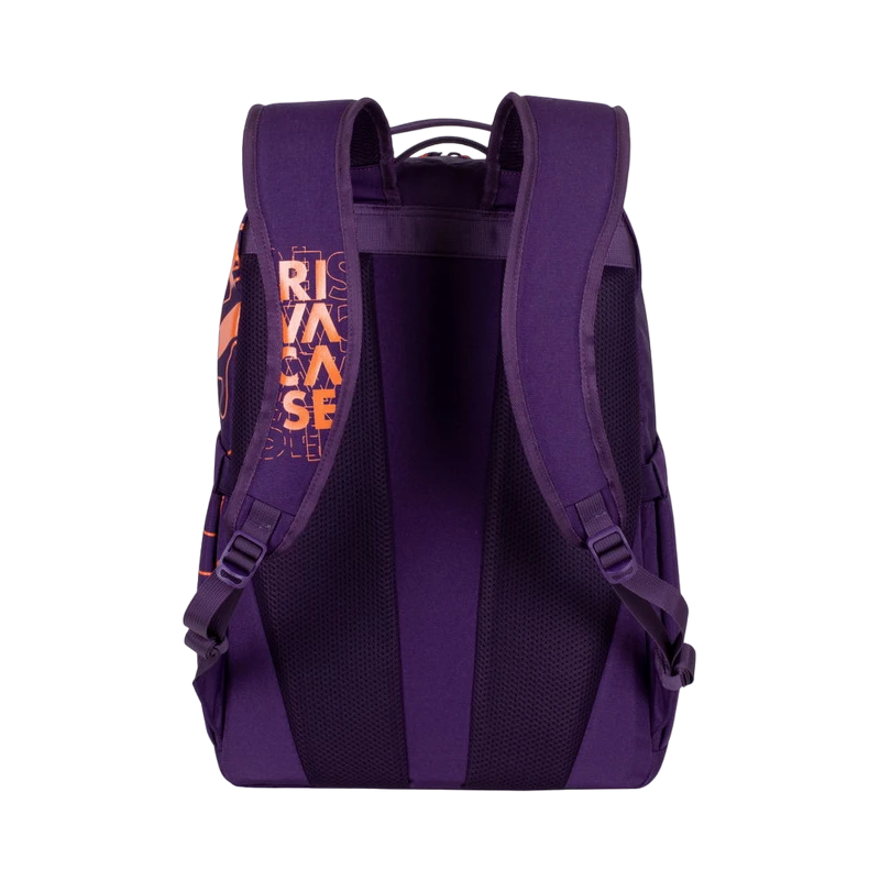 Повседневный рюкзак rivacase heide, 15.6", полиэстер, фиолетовый/оранжевый 9