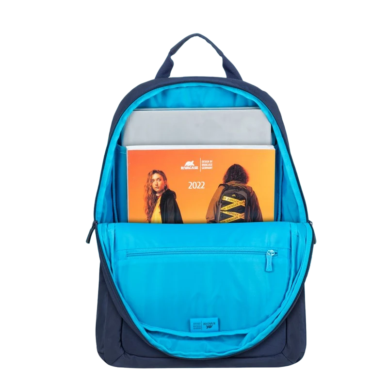 Рюкзак для ноутбука rivacase 7561, 15.6", eco-friendly rpet полиэстер, темно-синий 4
