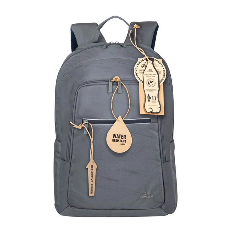 Rucsac pentru laptop rivacase 7561, 15.6", poliester rpet eco-friendly, gri 28