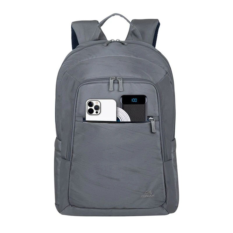 Rucsac pentru laptop rivacase 7561, 15.6", poliester rpet eco-friendly, gri 22