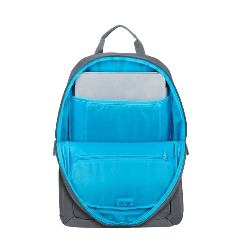 Rucsac pentru laptop rivacase 7561, 15.6", poliester rpet eco-friendly, gri 24