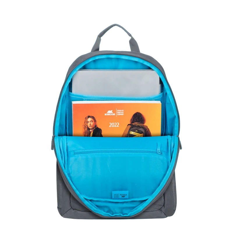 Rucsac pentru laptop rivacase 7561, 15.6", poliester rpet eco-friendly, gri 27