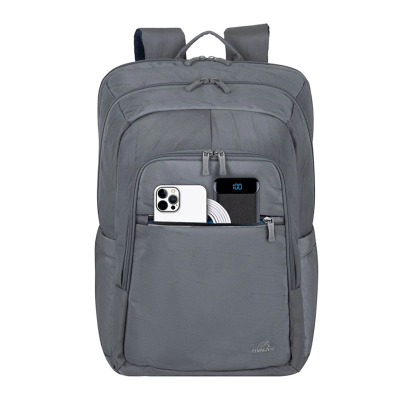 Рюкзак для ноутбука rivacase 7569, 17.3", eco-friendly rpet полиэстер, серый 13
