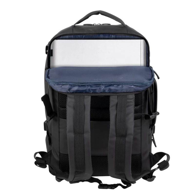 Рюкзак rivacase 8465, 17.3", eco-friendly rpet полиэстер, чёрный 17