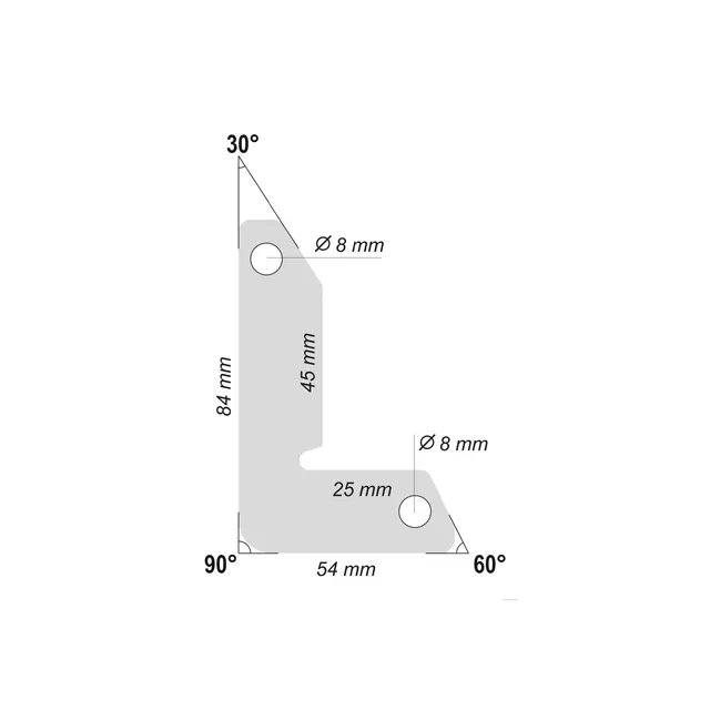 Magnet unghi pentru sudură 84 x 54 mm yato 2