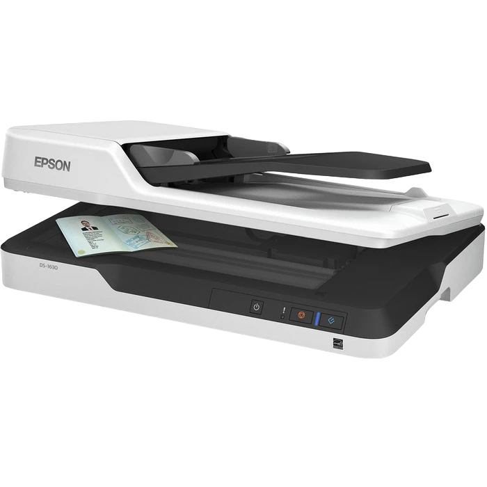 Планшетный сканер epson workforce ds-1630, a4, серый 12