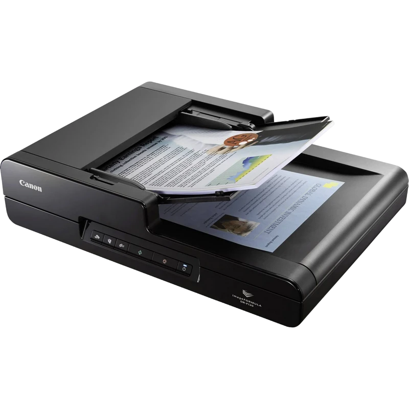 Планшетный сканер canon imageformula dr-f120, a4, чёрный 12
