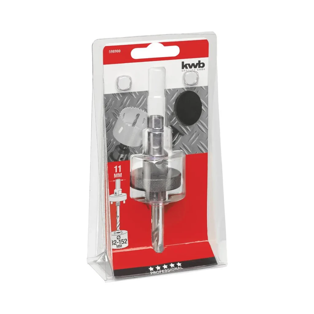 Adaptor carotă pentru metal 32 - 152 mm oțel hss hexagonal kwb 2