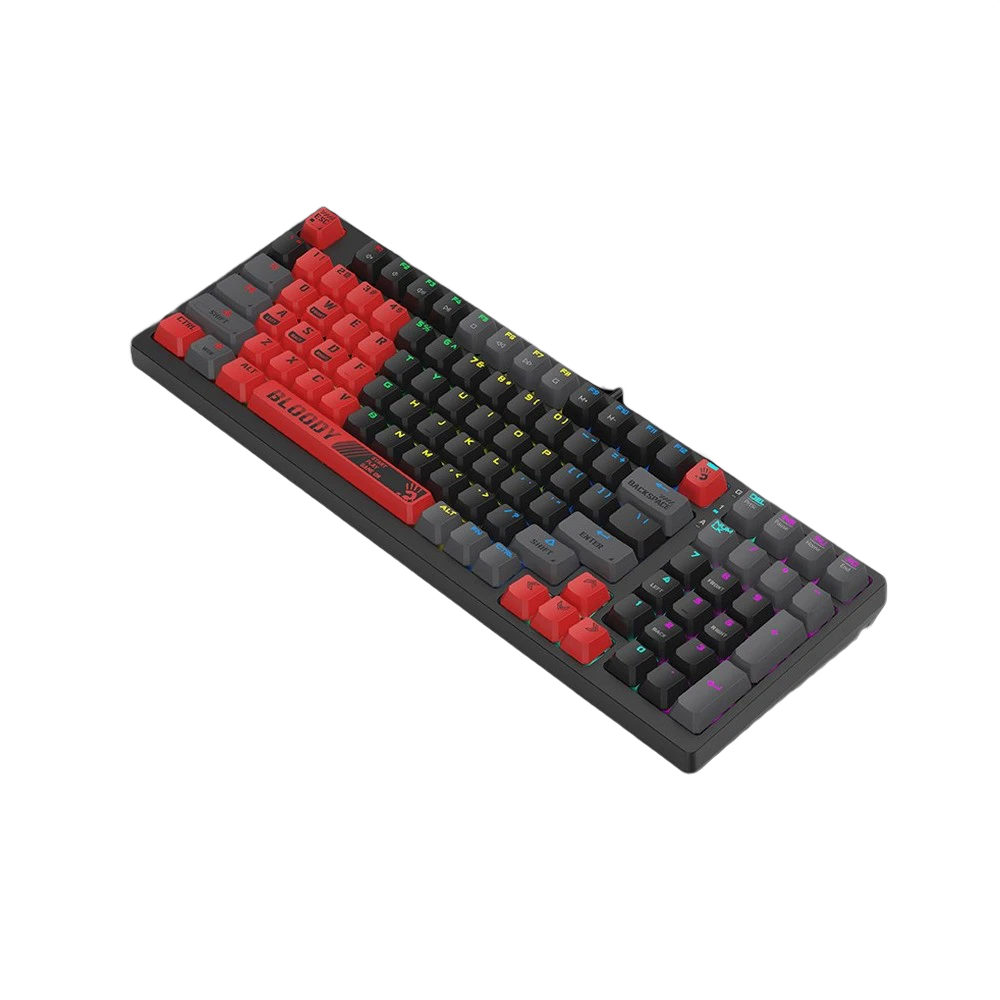 Клавиатура bloody s98 sports, проводное, красный 8