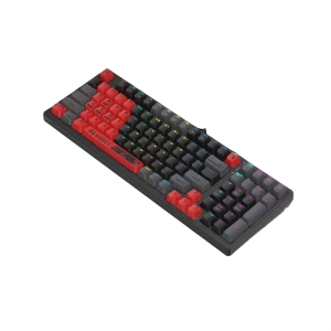 Tastatură Bloody S98 Sports, Cu fir, Roșu