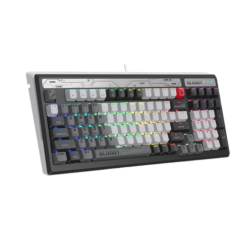 Tastatură bloody b950, cu fir, gri 2