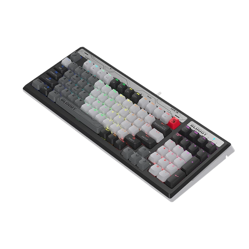 Tastatură bloody b950, cu fir, gri 4