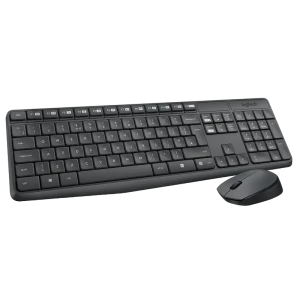 Set tastatură + mouse logitech mk235, fără fir, gri Thumbnail 2