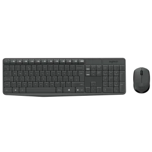 Клавиатура и мышь Logitech MK235, Беспроводное, Серый