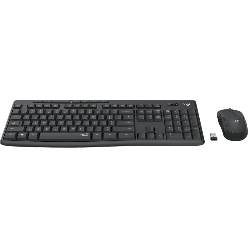 Set tastatură + mouse logitech mk295, fără fir, negru 2