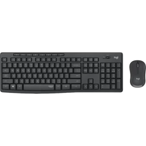 Клавиатура и мышь Logitech MK295, Беспроводное, Чёрный