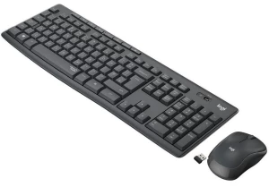 Set Tastatură + Mouse Logitech MK295, Fără fir, Negru