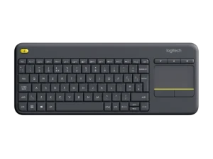 Tastatură logitech k400 plus, fără fir, negru