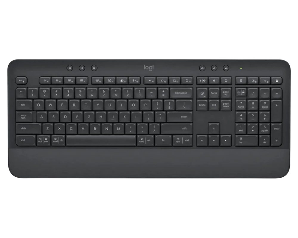 Клавиатура и мышь logitech mk650, беспроводное, графитовый 2