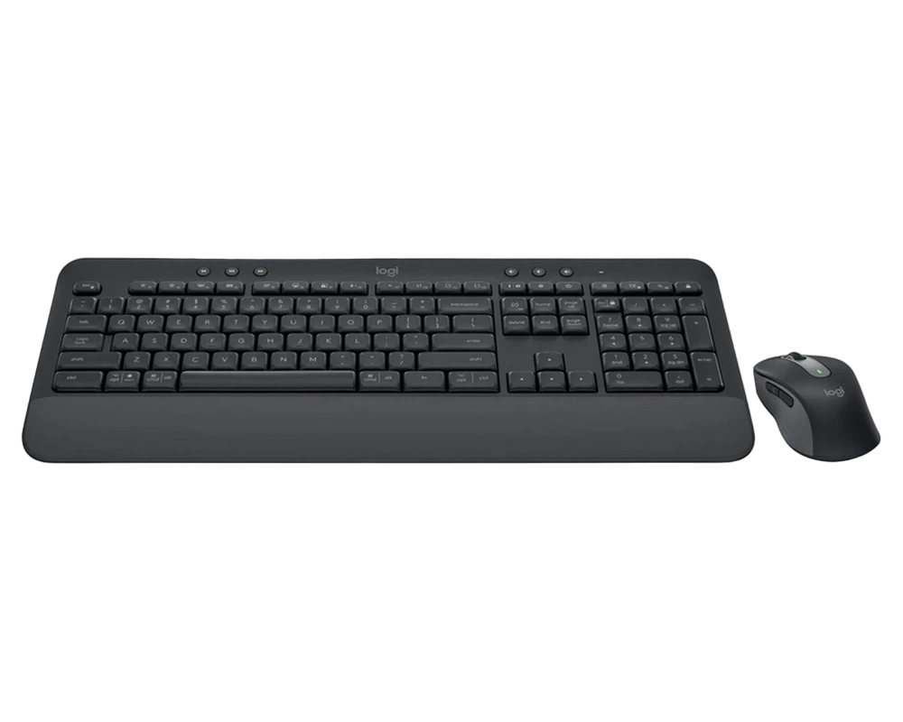 Клавиатура и мышь logitech mk650, беспроводное, графитовый 7