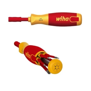 Отвёртка со сменными битами wiha w386108 6 штук 1/4''