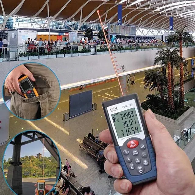 Дальномер лазерный cem ldm-100h 50 м 2