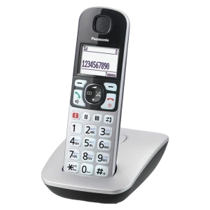 Telefon DECT Panasonic KX-TGE510, Argintiu