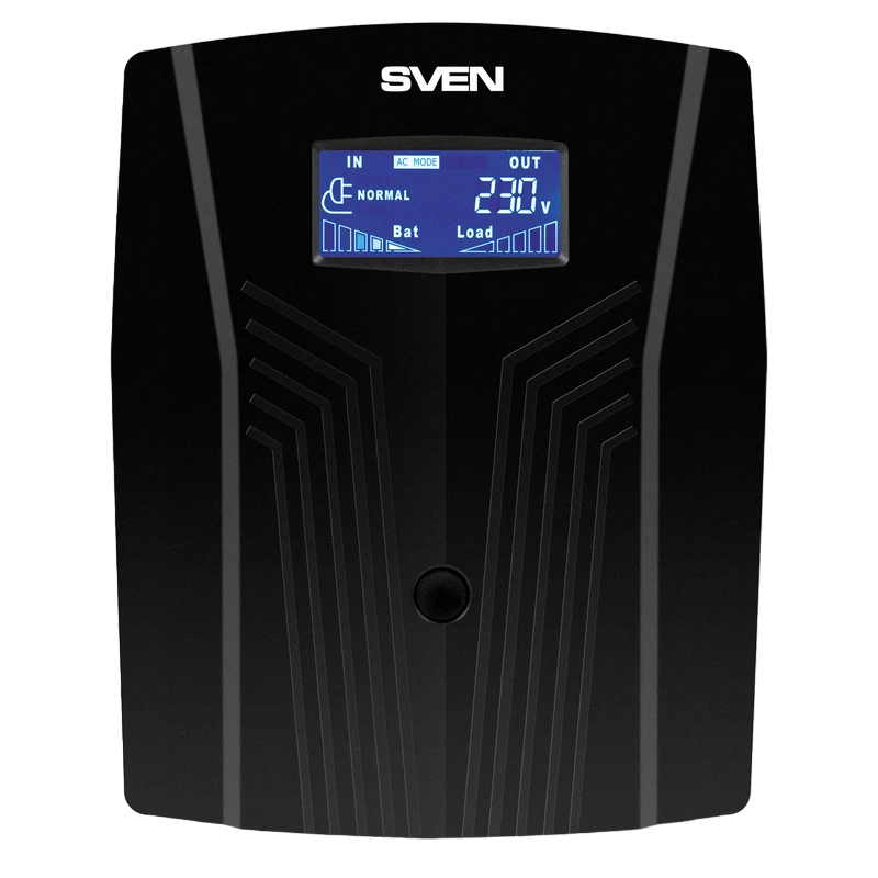 Источник бесперебойного питания sven pro 1500 lcd, линейно-интерактивный, 1500va, башня 2