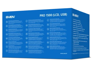 Источник бесперебойного питания sven pro 1500 lcd, линейно-интерактивный, 1500va, башня Thumbnail 7