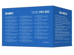 Источник бесперебойного питания sven pro  800, линейно-интерактивный, 800va Thumbnail 7