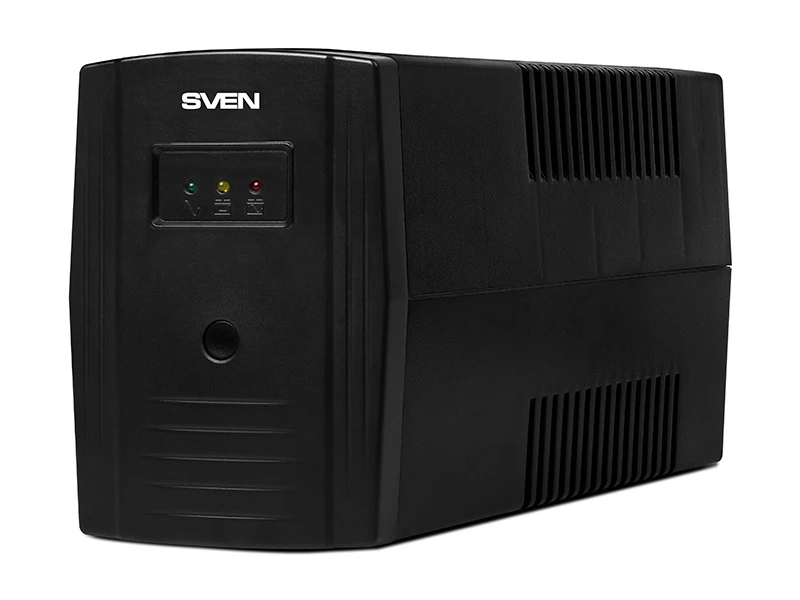 Источник бесперебойного питания sven pro  600, линейно-интерактивный, 600va, башня 9