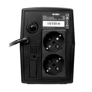 Источник бесперебойного питания sven pro  600, линейно-интерактивный, 600va, башня Thumbnail 8