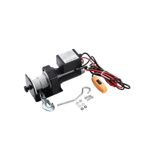 Лебедка электрическая dw1 900 кг 7.6 м 800 вт 12 в