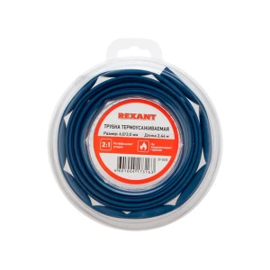 Термоусадочная трубка 29-0035 2.44 м синий rexant