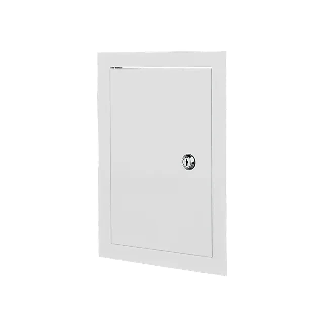 Ușiță de vizitare metalică cu lăcat ventika dmz 200 x 200 mm metal alb 2