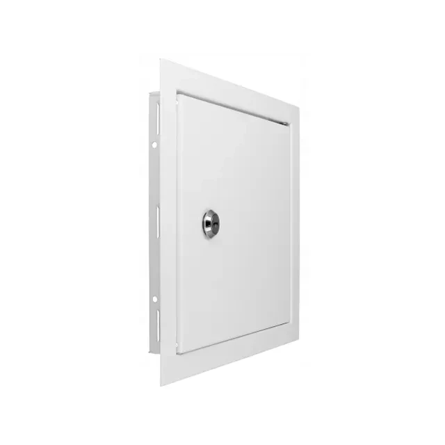 Ușiță de vizitare metalică cu lăcat ventika dmz 200 x 250 mm metal alb 2
