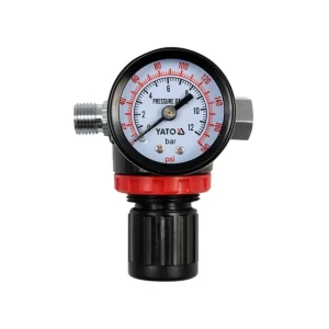 Valva cu reducție + manometru yt-2381 1/4'' 0-12 bar yato