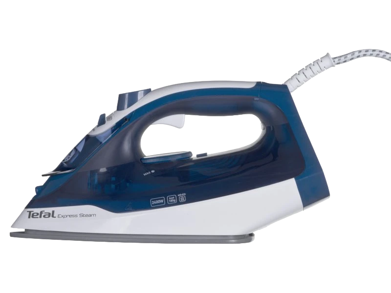 Утюг tefal fv2838e0, 2400вт, синий 2