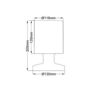 Настольная лампа lora 1.5 вт 220 - 240 в smd белый trio Thumbnail 3