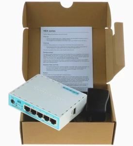Router mikrotik hex, alb Thumbnail 5