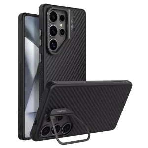 Чехол nillkin carboprop magnetic для samsung galaxy s25 ultra, чёрный