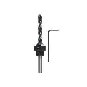 Burghiu cu zencuitor pentru lemn/plastic 5 mm oțel cilindric kwb