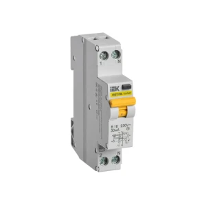 Întreruptor diferențial avdt32ml b 30 ma 16 a 1p+n 220 - 240 v iek