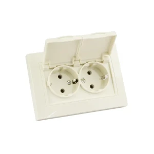 Priză dublă euro rosa 16 a 220 - 240 v crem elmos