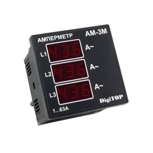 Ampermetru digital digitop am3m 1 - 63 a 380 v